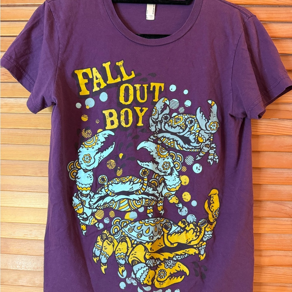 Fall Out Boy Graphic Purple Tee